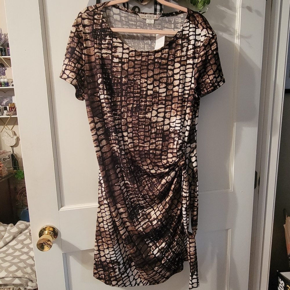 AA Studio animal print dress